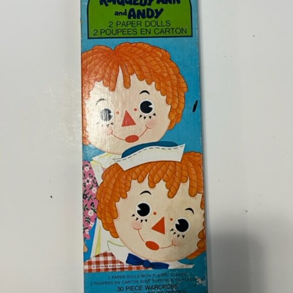 Raggedy  Ann and Andy Paper Dolls 1975 by Bobbs- Merrill Company - Picture 2 of 12